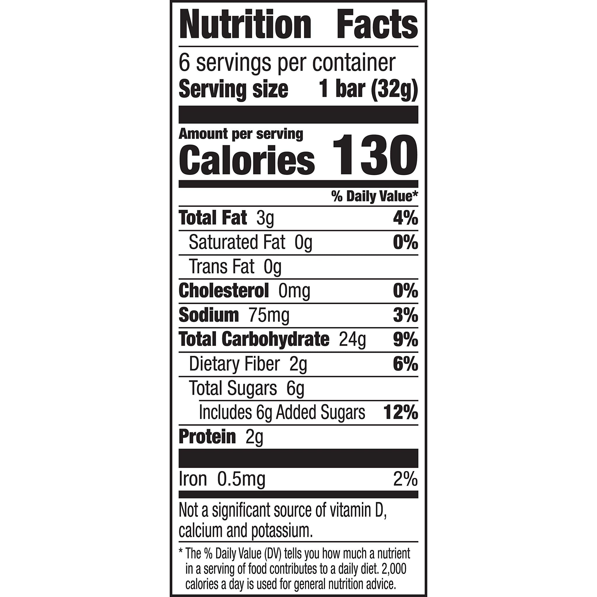 Nature Valley Chewy Fruit & Nut Granola Bars, Cranberry Pomegranate, 6 Bars, 6.7 OZ