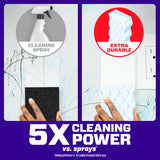 Mr. Clean Magic Eraser Sponge, All Purpose Cleaner, Cleaning Scrubber, Wall, Sneaker, Kitchen, Bathroom, Shower Cleaning Supplies, Melamine Sponge