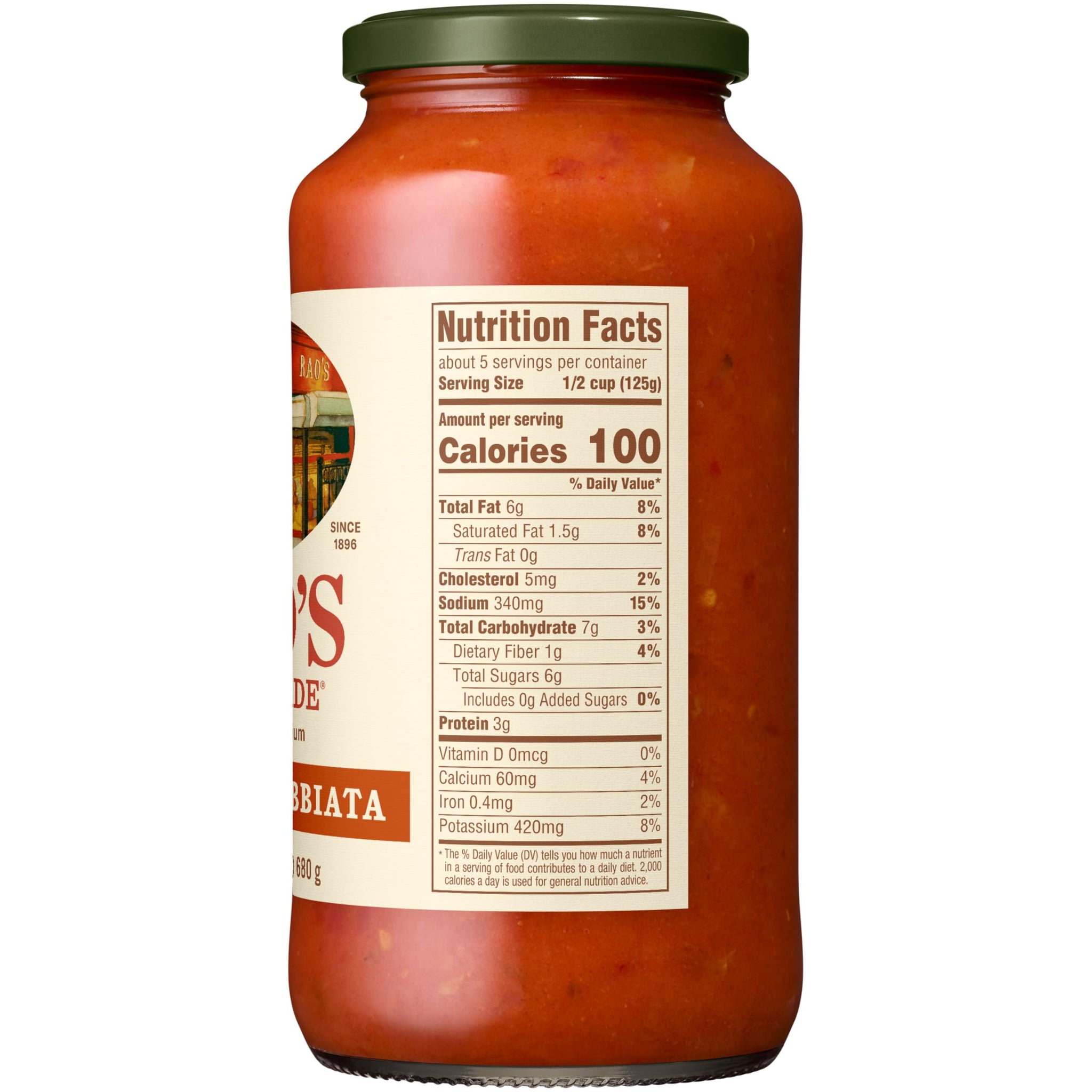 Rao's Homemade Vodka Arrabbiata Sauce Made with Italian Tomatoes, 24 oz