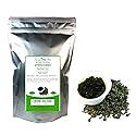 Green Hill Tea Jiaogulan Loose Leaf Tea - Caffeine-Free Ginseng Variety - Pure Gynostemma Herbal Tea - Non GMO ziplock bag 8 OZ