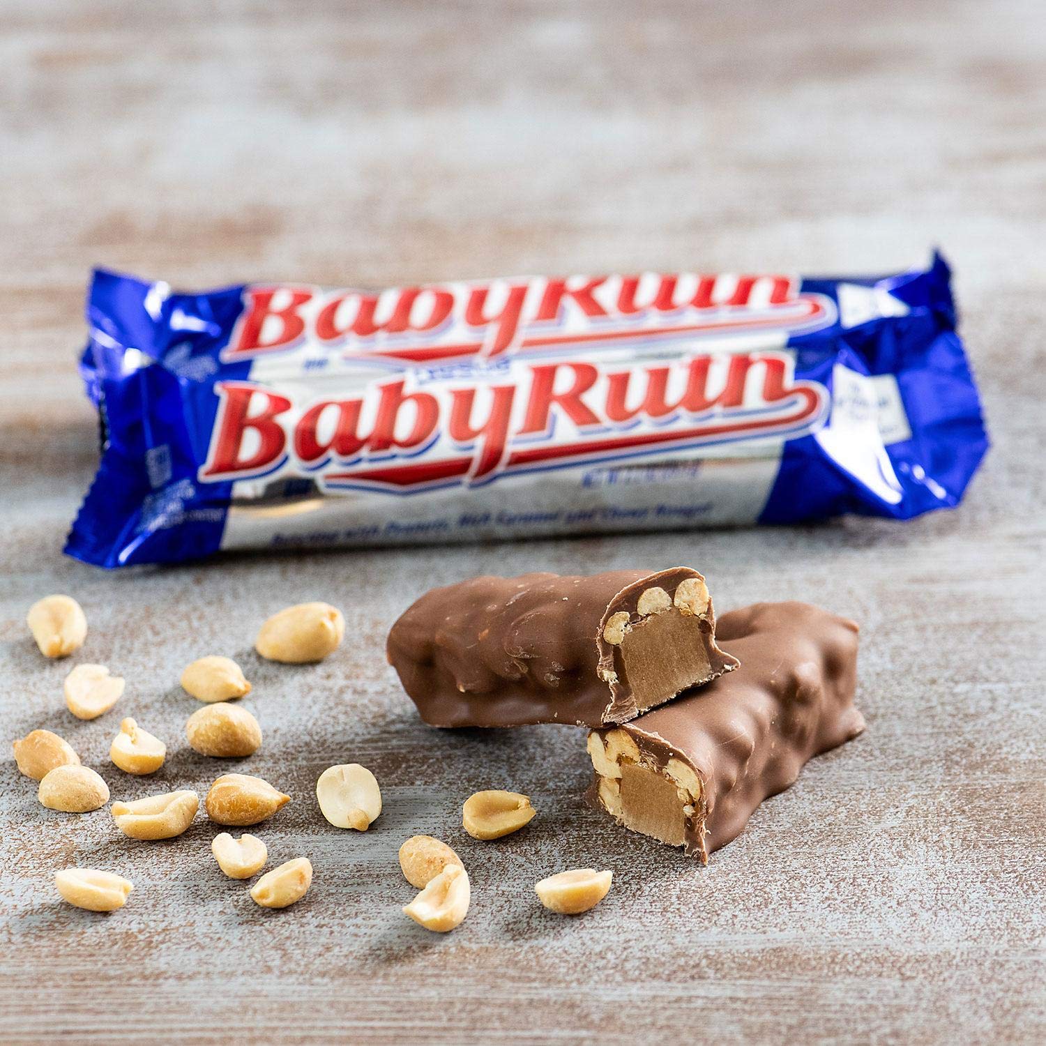 LUV BOX - Baby Ruth Fun Size Bars,Small 5 LB Bulk Candy