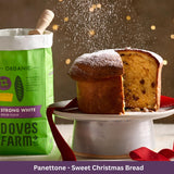 Doves Farm Organic Strong White Bread Flour 3.3 lb / 1.5 kg (Pack of 2) - High Protein British Baking Flour for Bread, Rolls and Sourdoughs | Kosher