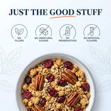 Sweet Diane’s Organic Granola - Orange Cranberry | 2-Pack (12 oz Each) | Gluten-Free, Vegan, Low Sugar, High Fiber | Oats, Pecans, Seeds & Citrus