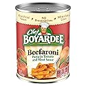 Chef Boyardee Beefaroni, Microwave Pasta, Canned Food, 15 oz.
