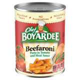 Chef Boyardee Beefaroni, Microwave Pasta, Canned Food, 15 oz.