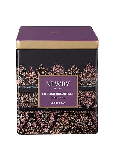English Breakfast Loose Leaf Tea by Newby Teas - 125g Caddy - Bold & Malty Black Tea - Premium Heritage Blend