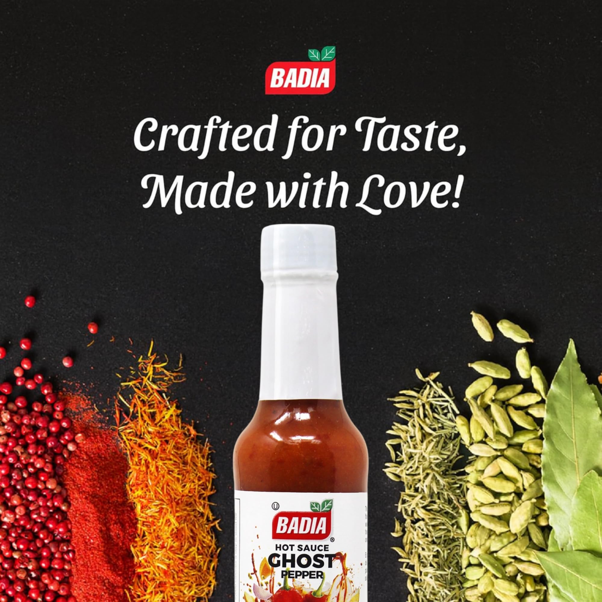 Badia Ghost Pepper Hot Sauce, 5.2 fl oz - Intense Heat