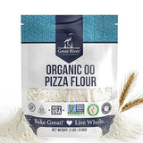 Great River Milling 00 Organic Pizza Flour | Ultra-Fine Neapolitan Style Flour for Pizza Dough, Bread & Pasta | USDA Organic, Non-GMO, Kosher