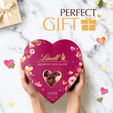 Lindt Valentine's Gourmet Heart Assorted Chocolate Candy Truffles, 5.7 oz.