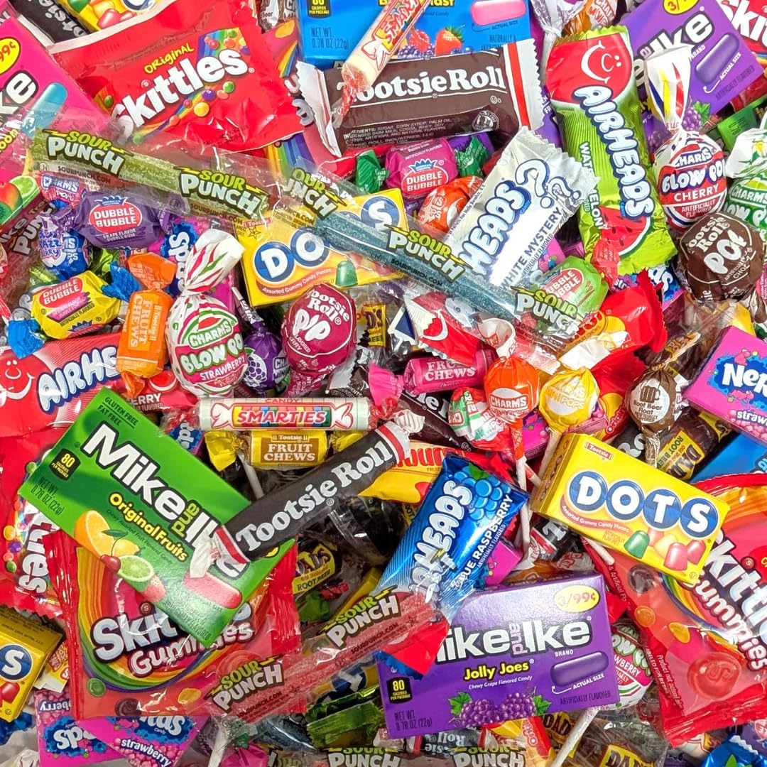 Ultimate Name Brand Candy Variety Pack - 20 lb Bulk Individually Wrapped - No filler Candies - Perfect for Party Candies Stuffers or Party Favor