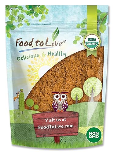 Organic Cinnamon Powder, 4 Ounces - Cassia Variety, Non-GMO, Ground Raw Spice, Kosher, Vegan Superfood, Bulk, Keto Friendly, Great for Cooking, Baking