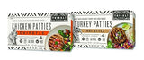 TRIBALÍ Foods - NAE 100% Free-Range Patties, 12 Box Variety - 6 Chipotle Chicken + 6 Thai Style Turkey - 4 Patties per Box (24 Chicken & 24 Turkey
