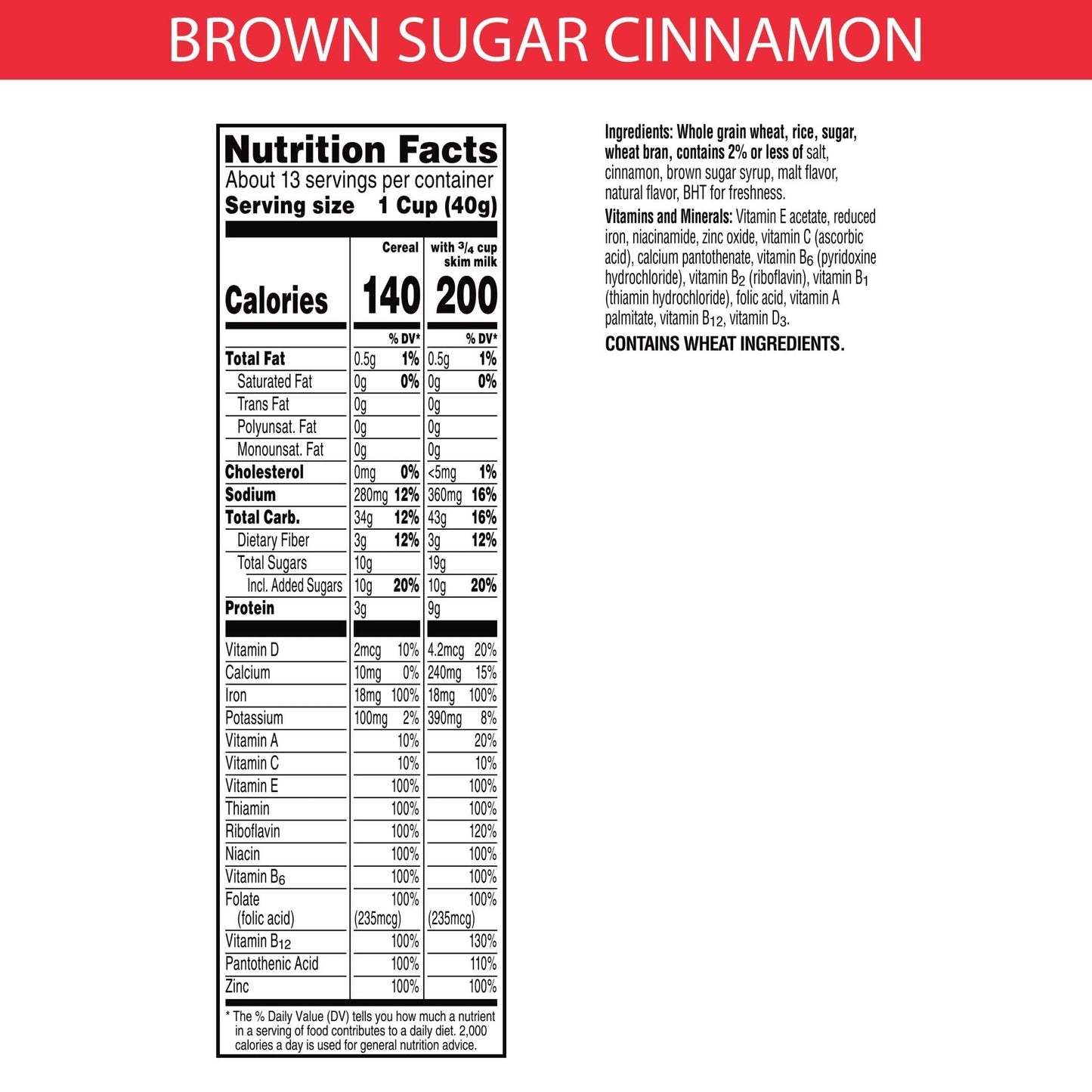 Special K Cold Breakfast Cereal, 100% Daily Value of 10 Vitamins and Minerals, Family Size, Brown Sugar Cinnamon (8 Boxes)