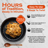 Twist Foods Tikka Masala Sauce | Mild Indian Simmer Sauce | Authentic Restaurant-Style Indian Curry Sauce| Gluten-Free | No Preservatives or