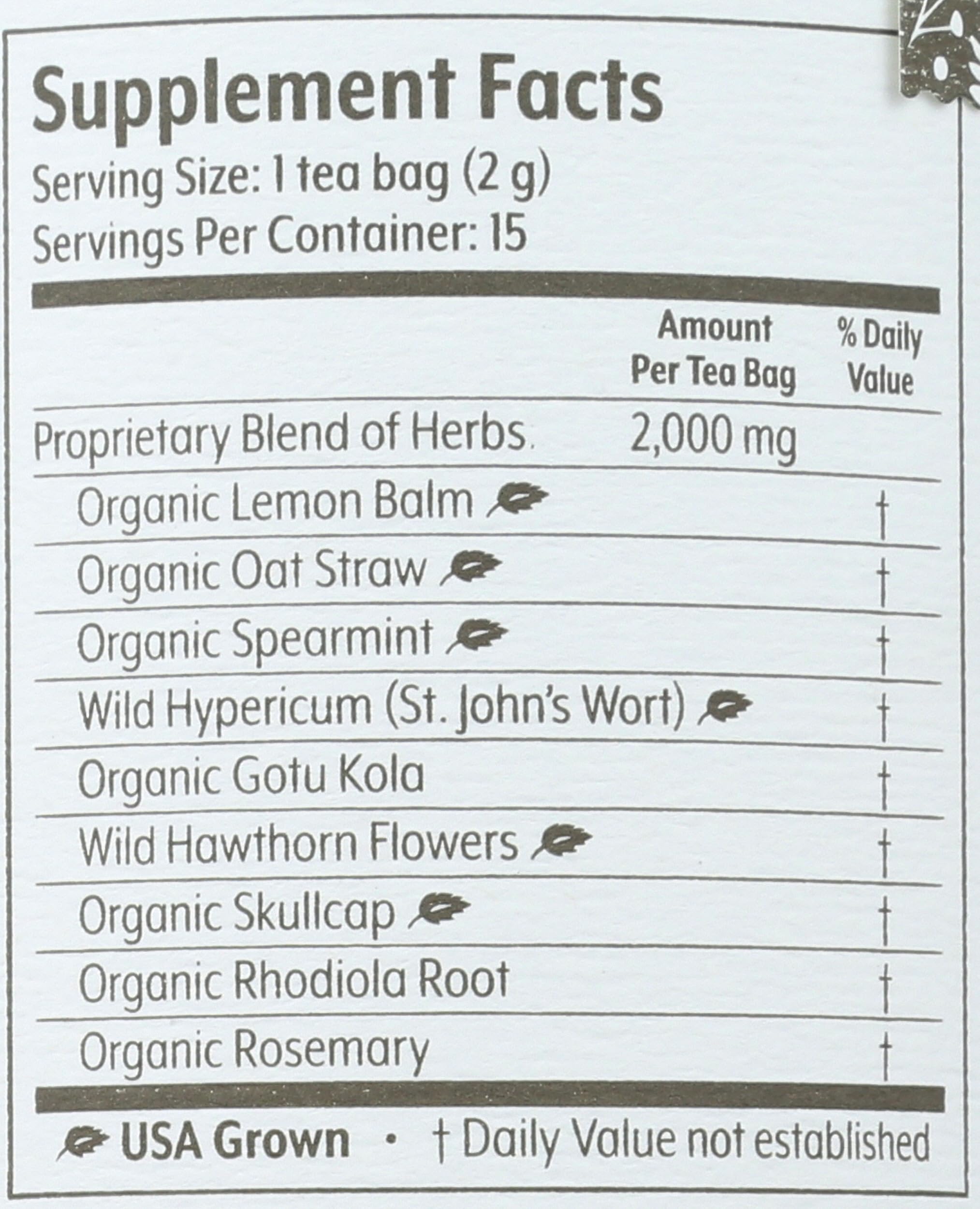 FLYING BIRD BOTANICALS Tea, Peaceful Spirit, 15 CT