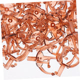 Zerodeko 50pcs Chocolate Holder for Bouquet Plastic Wrapper Candy Packaging Case for Flowers for Weddings Birthdays and Chocolate Arrangements