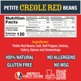 Seasoned Petite Red Beans 16 oz Ragin Cajun (Pack of 6)