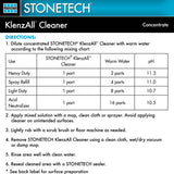 STONETECH KlenzAll Heavy Duty Cleaner for Stone & Tile 1 Quart