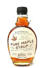 Pure Maple Syrup - Blackberry Patch Syrups 3 Ingredients 8 oz Bottle - Perfect on Pancakes, Waffles & French Toast, Great Dessert Topping (Pure Maple