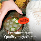 Brewt’s Spicy Mango Margarita Mix - Handcrafted Cocktail & Mocktail Mixer with Real Lime Juice, No Preservatives, Real Ingredients - Non-Alcoholic