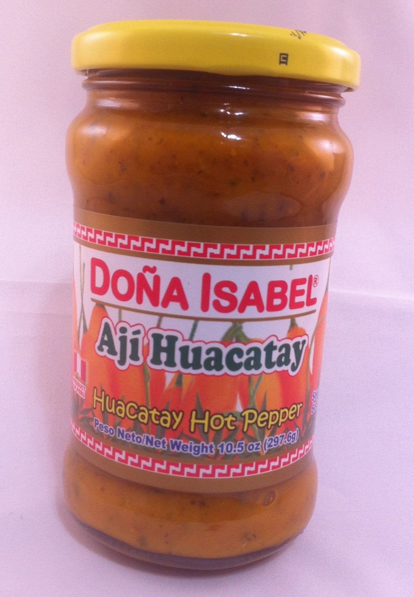 Doña Isabel Aji Huacatay - Huacatay Hot Pepper (Single Bottle 10.5oz) Product of Peru