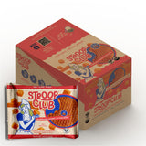 Stroop Club Traditional Organic Stroopwafel Caramel Treats | Vegan, Plant-Based and Dutch-Approved Indulgence - 24 Vegan Waffle cookies (12 Pack of 2)