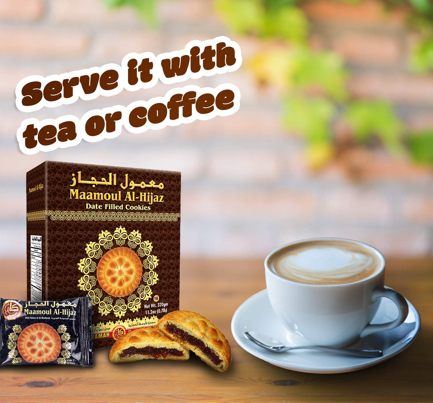 Mamoul Cookies, Maamoul Date Filled Cookies, Maamoul Cookies With Premium Saudi Dates Al-hijaz 100% All-natural, Arabic Sweets, Date Snacks 320g