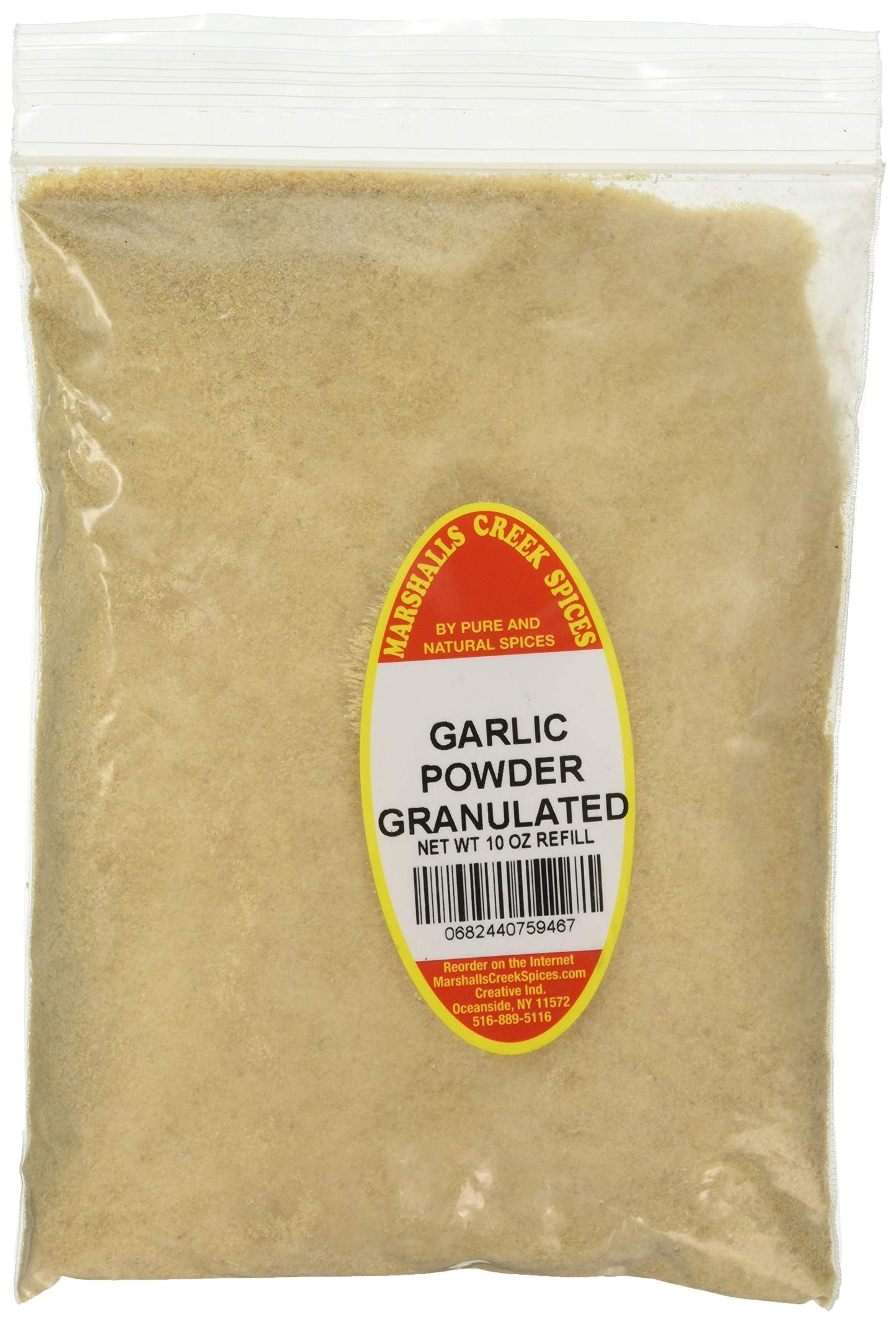 Marshall’s Creek Spices Refill Pouch Granulated Garlic Powder Seasoning, 10 Ounce