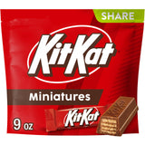 Kit Kat Miniatures Milk Chocolate Wafer Candy Share Pack, 9 oz