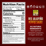 RetailSource Arizona Gunslinger Smokin' Red Jalapeño Pepper Sauce, 5 oz., 3 Bottles
