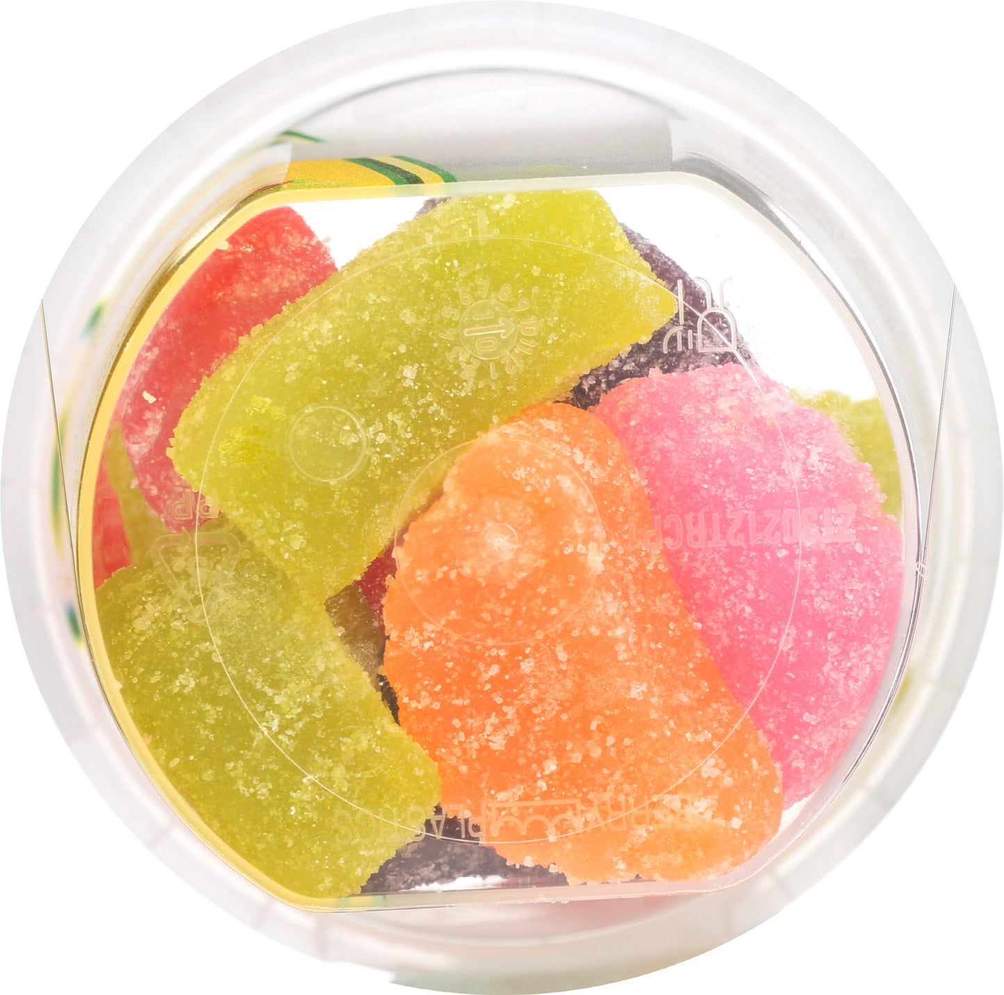 Grabeez Snack Cups Sour Fruit Slices, 7 oz