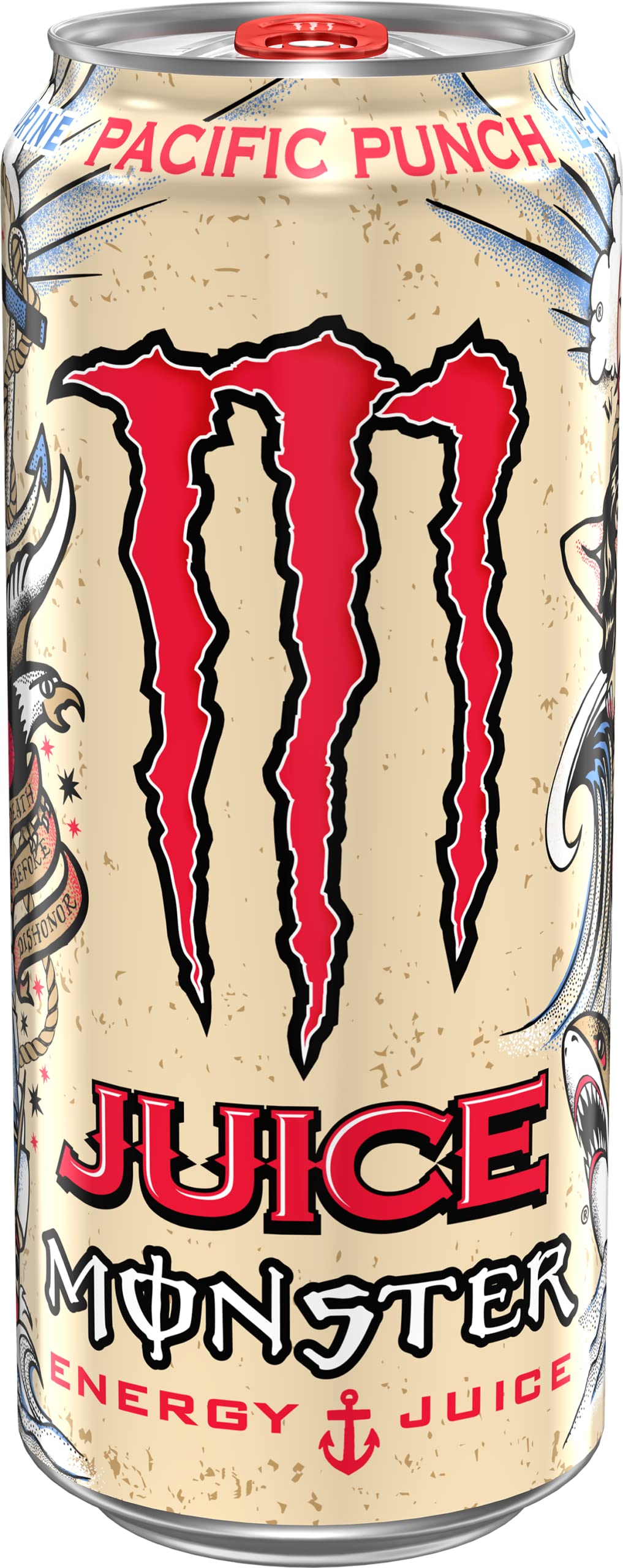 Monster Energy Juice Monster Pacific Punch, Energy Drink, 16 Ounce