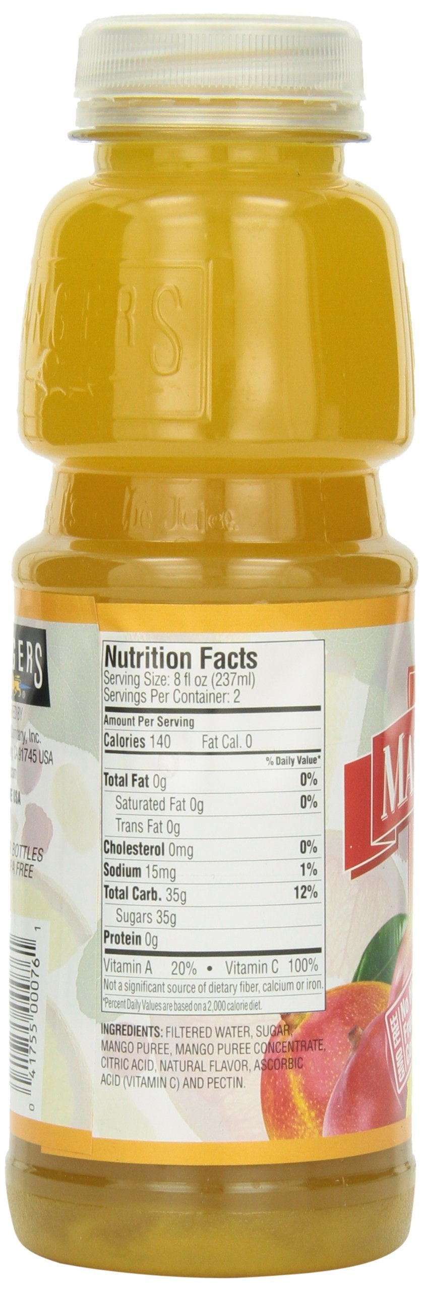 Langers Mango Nectar Juice, 16-Ounces (Pack Of 12)