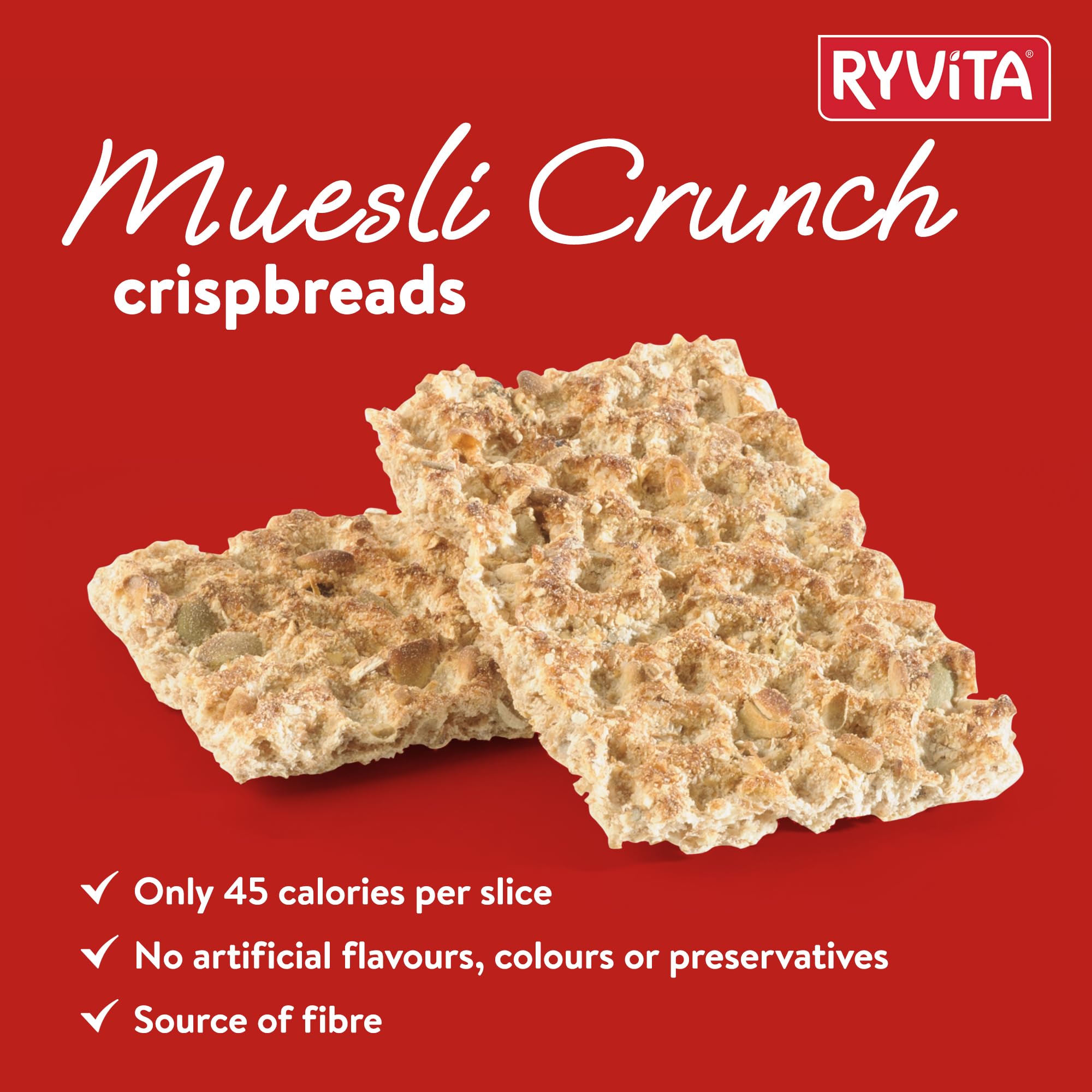 Ryvita Muesli Crunch Crispbread, 200 GR