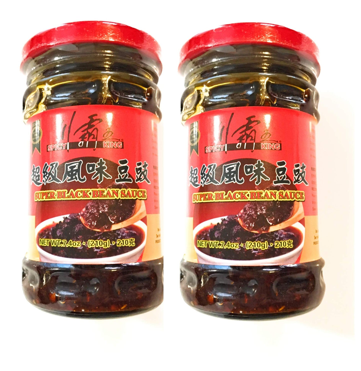 Spicy King Super Black Bean Sauce 7.4 Oz(2 Pack)
