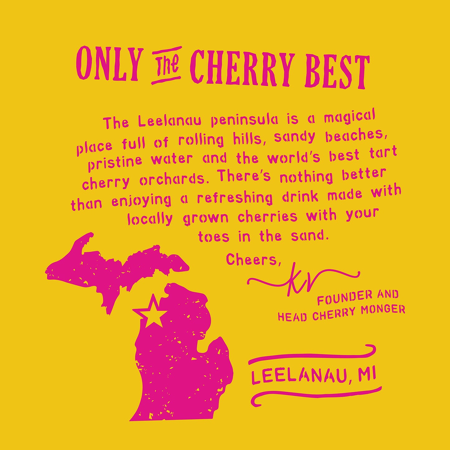 Leelanau Cherry Lemonade, 16 fl oz (Pack of 12)