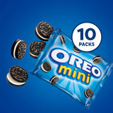 OREO Mini Chocolate Sandwich Cookies, 10 Snack Packs