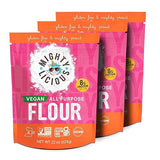MIGHTYLICIOUS Gluten-Free, Plant-Based All-Purpose Flour, Superfine Rice Flour, Plant-Based, Non-GMO, Allergen-Friendly Baking Flour, Ideal for Cakes