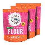 MIGHTYLICIOUS Gluten-Free, Plant-Based All-Purpose Flour, Superfine Rice Flour, Plant-Based, Non-GMO, Allergen-Friendly Baking Flour, Ideal for Cakes