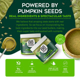 88 Acres Organic Pumpkin Seed Butter, Unsweetened, 14 oz Jar, 2 Pack, Butter Spread with 9g Plant-Based Protein, Gluten Free, Nut Free, Vegan, Non-GMO
