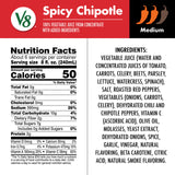 V8 Spicy Chipotle 100% Vegetable Juice, 46 fl oz Bottle