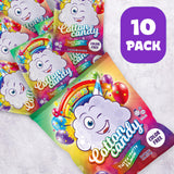 White Cotton Candy 10-Pack, Tutti Frutti - Dye Free Party Favors, Kosher