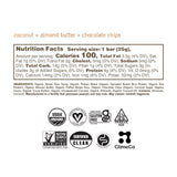 GoMacro MacroBar Mini Organic Vegan Snack Bars - Coconut + Almond Butter + Chocolate Chips (0.90 Ounce, 24 Count)