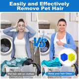6PCS Pet Hair Remover for Laundry Reusable, Hair Catcher for Washing Machine, Dog & Cat Fur Remover Tool, Lint Remover Balls Washer Dryer for Clothes