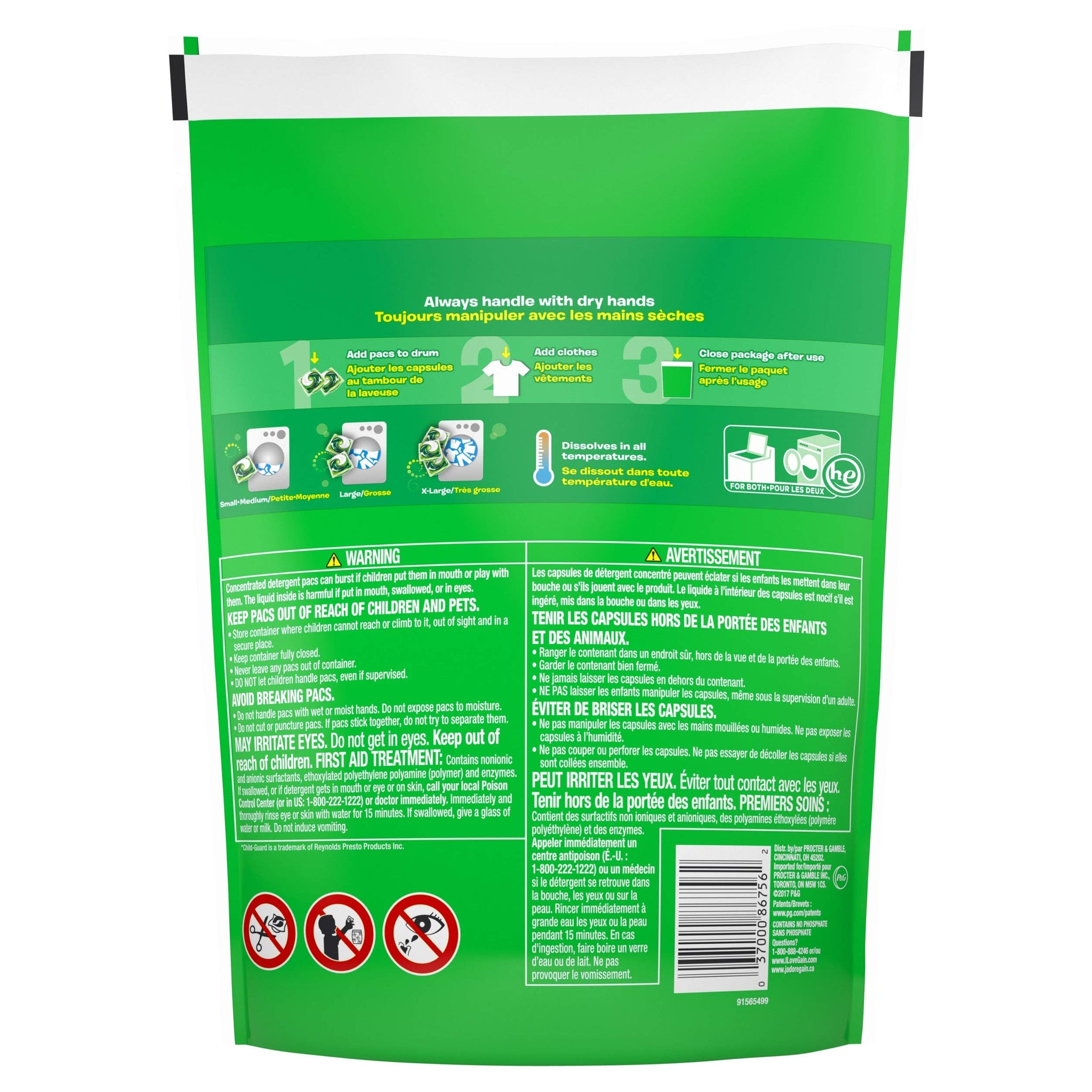 Gain Flings Laundry Detergent Pacs, Original, 35 Count (Packaging May Vary)