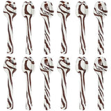 Fun Express Hot Chocolate Spoons Edible Candy Spoons for Hot Cocoa - 12 Pack Christmas Hot Cocoa Bar Supplies | Chocolate Sticks & Stirrers