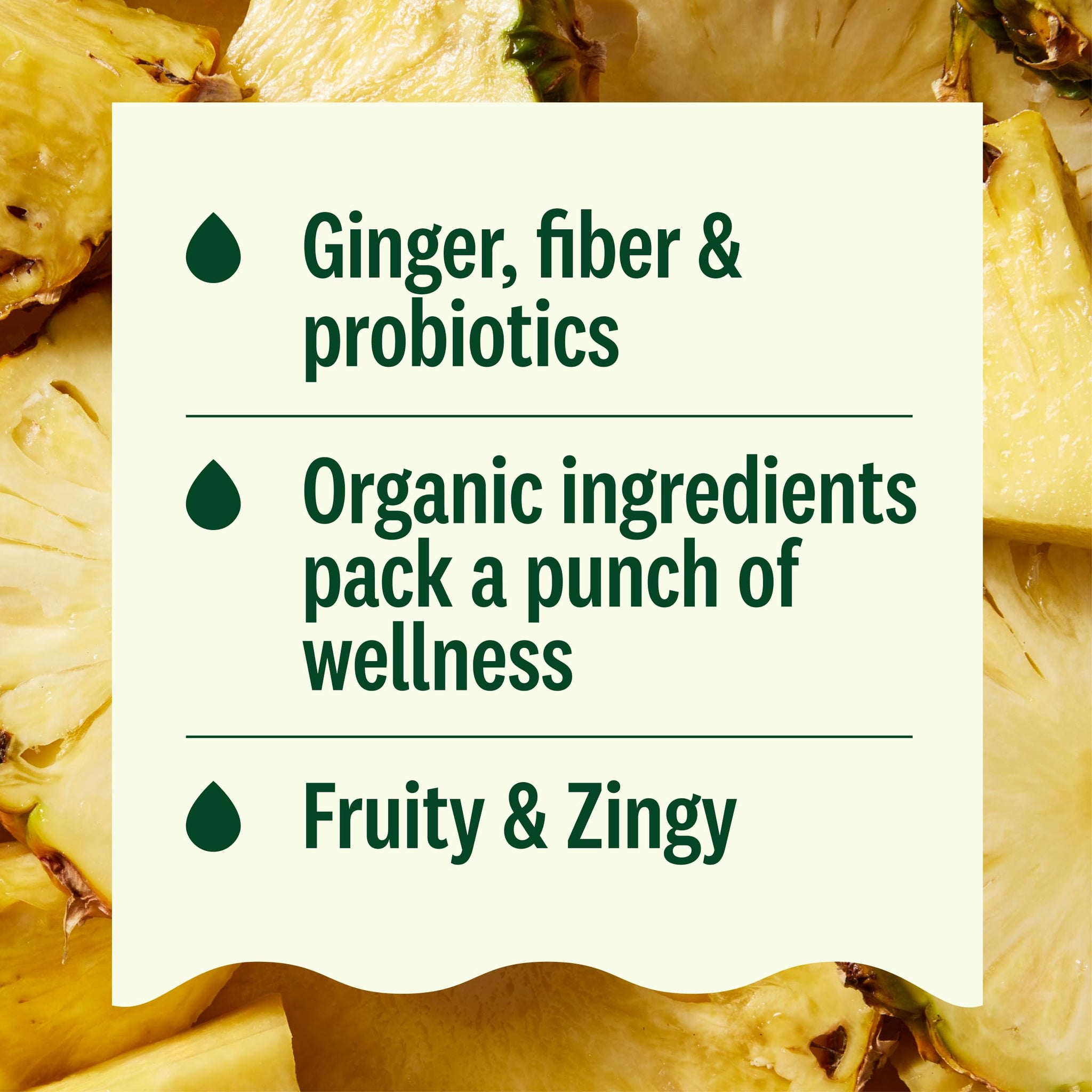 Suja Organic Digestion Shot with Ginger, Apple Cider Vinegar and Ginseng, Immunity Support, Functional Shot, Cold-Pressed Juice with Live Probiotics