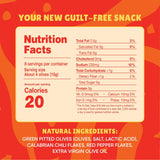 Freestyle Snacks Olive Snack Packs - As Seen on Shark Tank - Fresh Pitted Green Olives, Grown in Greece, All Natural, Non-GMO, Sugar-Free, Keto