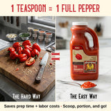 Louisiana Pepper Exchange Red Habanero Puree, 64oz