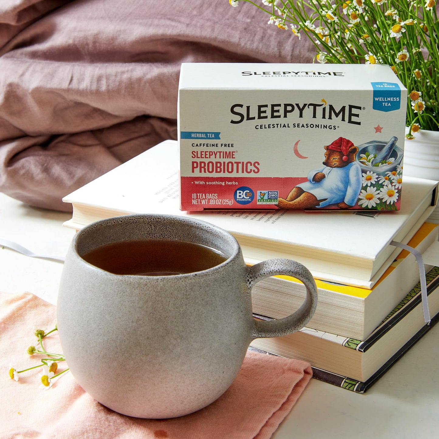 Celestial Seasonings Wellness Tea Sleepytime Variety Pack, Detox, Sinus Soother, Throat Tamer, Sleepytime Extra, Honey, Immune Boost, Caffeine Free